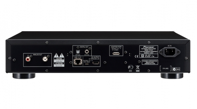 Pioneer N 30 Schwarz Pure Audio Netzwerk-Player mit Front-USB-Anschluss